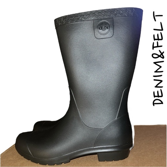 UGG Women's Sienna Matte Rain Boots | Color/Black | NEW!!☔️⛈️🌧️🌦️☔️ - Picture 12 of 16